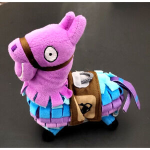 FORTNITE Loot Llama 7" Purple Blue Plush Epic Games 2018